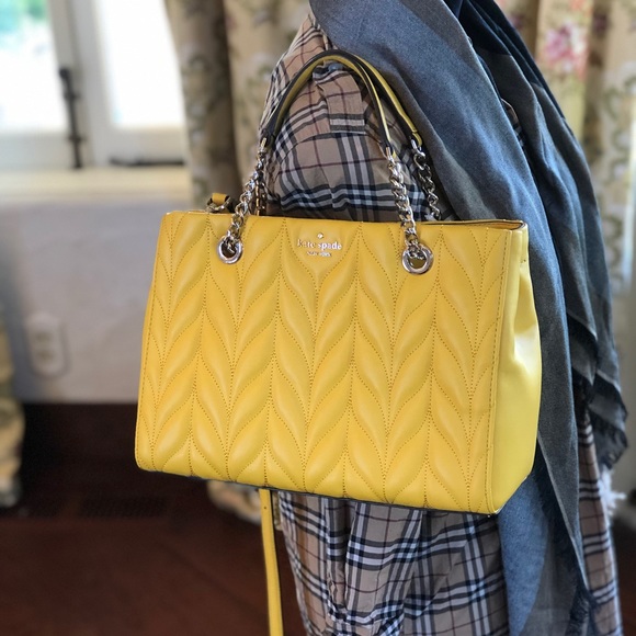 NWT kate spade quilted Leather Meena handbag - Picture 6 of 8